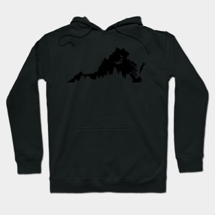 Virginia Forest Moon Silhouette Hoodie